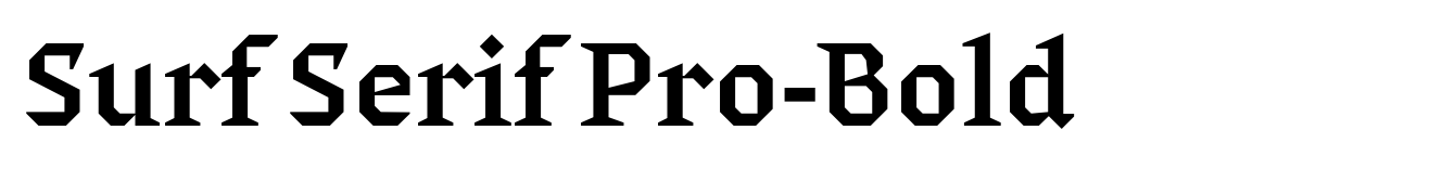 Surf Serif Pro-Bold